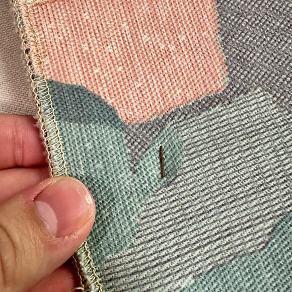 Set 4 VTG John Wolf Fabric Cotton DuPont Teflon Finish 1970s Floral Samples - Picture 4 of 8